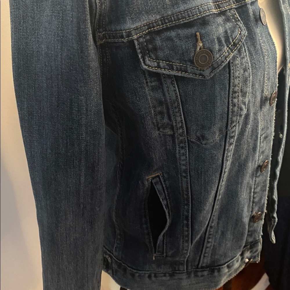 Lucky brand Tomboy Trucker jean jacket size small - Picture 4 of 11